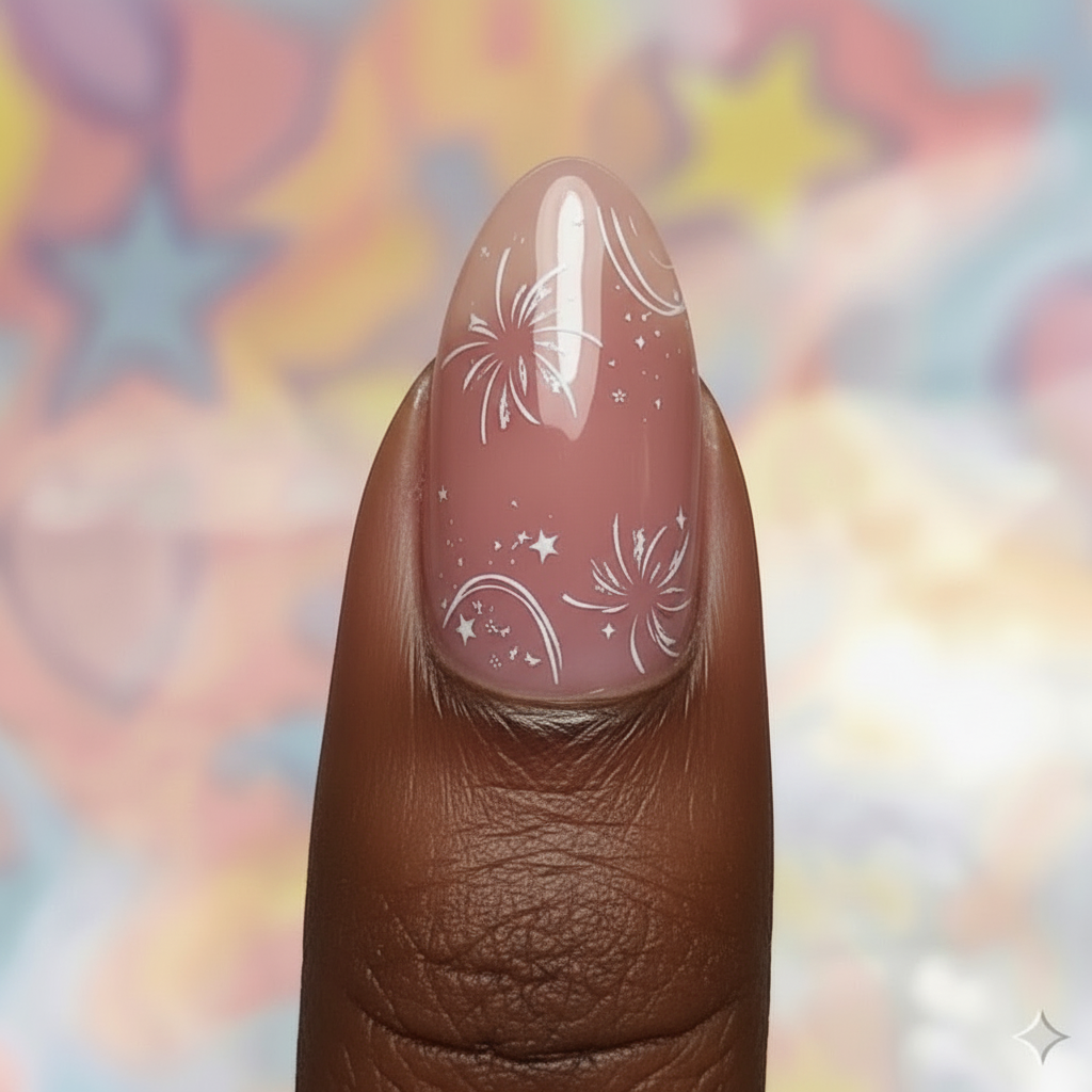Stickers Ongles Feu d’artifice– UV