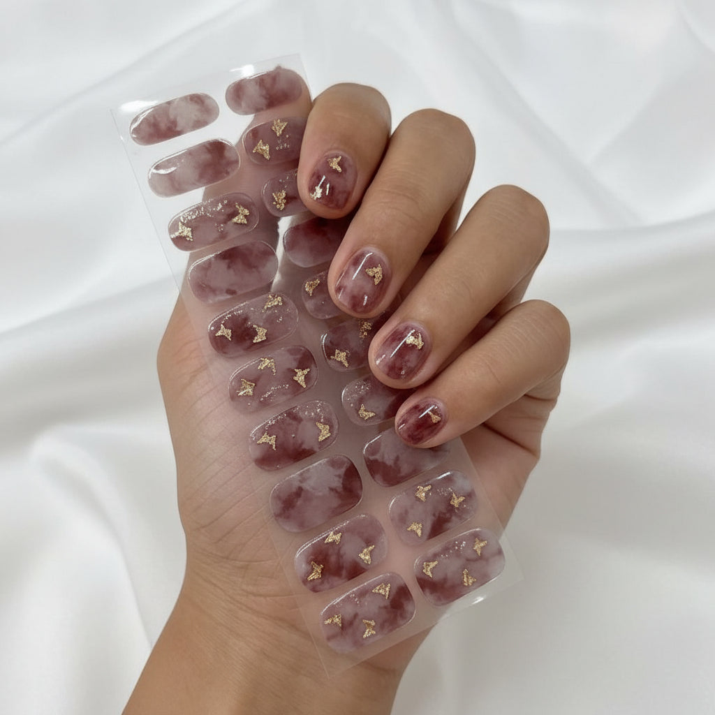 Stickers Ongles Marbré papillon – UV