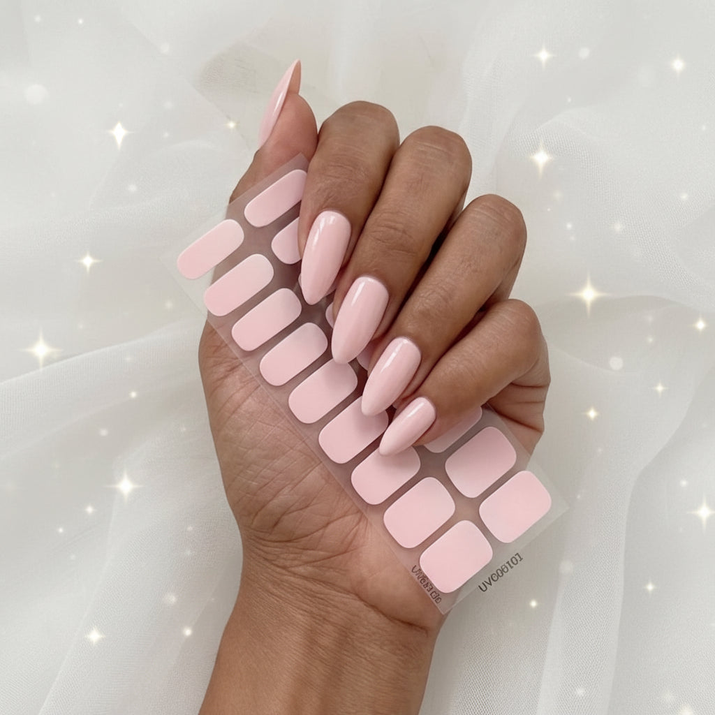 Stickers Ongles Rose pale – UV