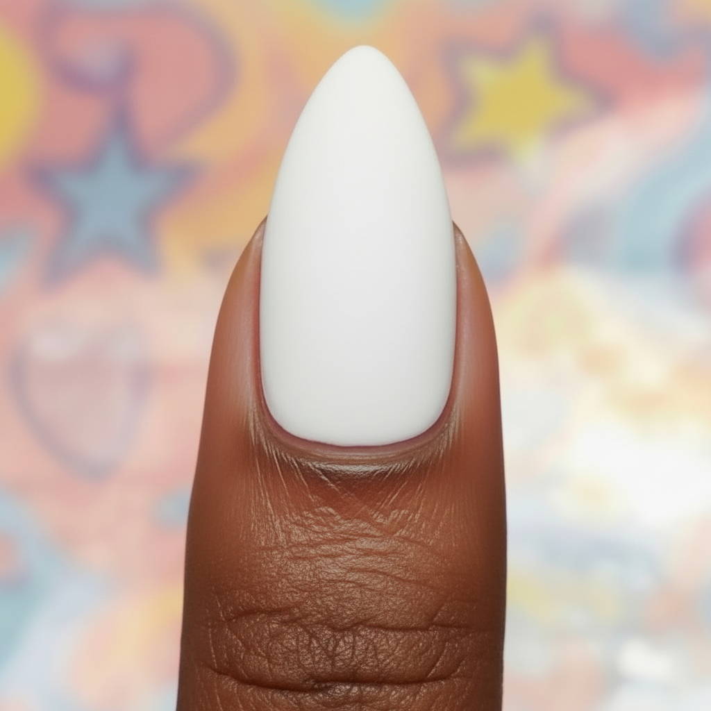 Stickers Ongles blanc – Paillettes UV
