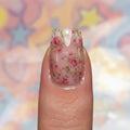 Stickers Ongles Fleurs Roses – UV