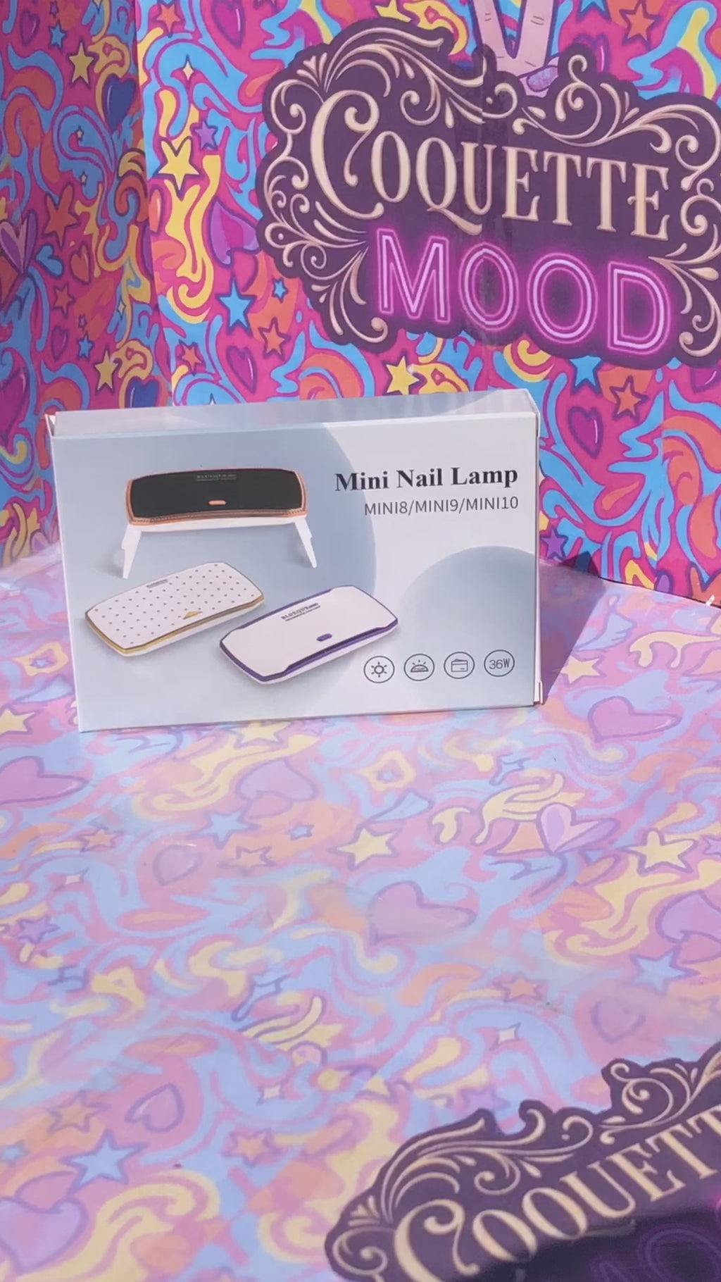Lampe UV/LED 36W – Noir & Contour Doré